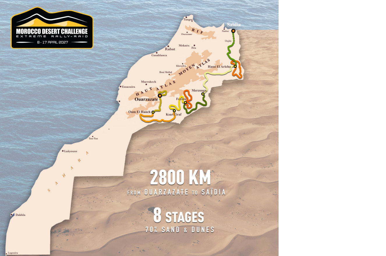 Parcours Morocco Desert Challenge 2027