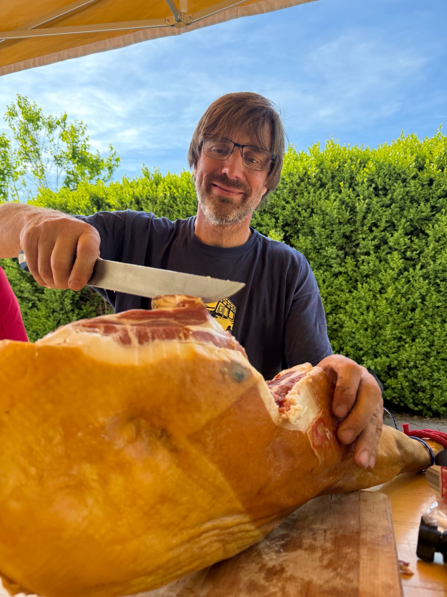 Jamón aan tafel